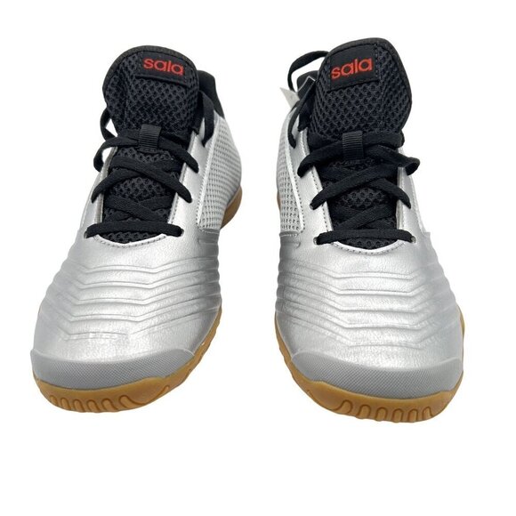 adidas Predator 19.4 Sala J Indoor Soccer Shoes men 8.5 Metallic Silver Black - Picture 2 of 16